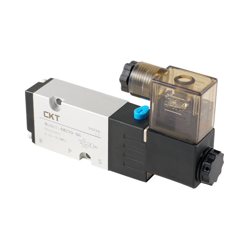 Katup Solenoid 5 Arah Panel Samping yang Dioperasikan Pilot Seri 4M