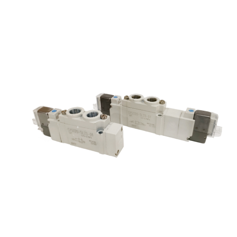 Tipe Perpipaan Langsung Katup Solenoid 5 Arah Seri SY/Tipe Tunggal