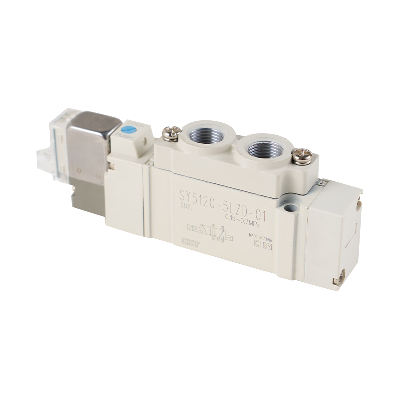 Tipe Perpipaan Langsung Katup Solenoid 5 Arah Seri SY/Tipe Tunggal