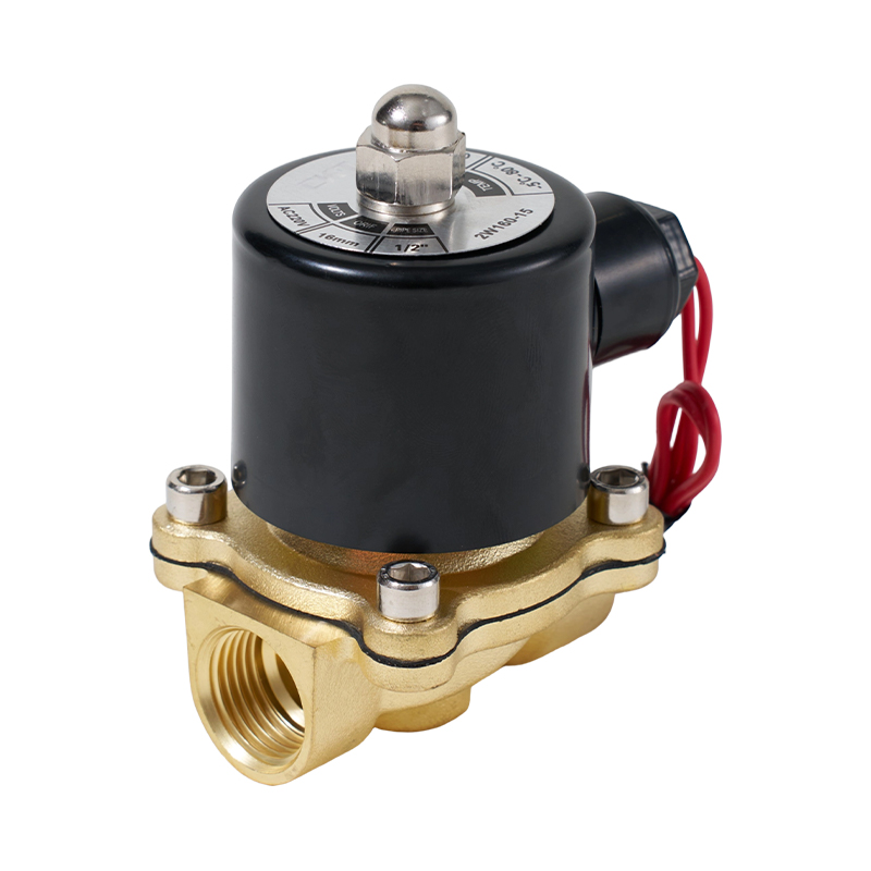 Katup Solenoid Tembaga 2 Arah Seri 2 Posisi 2W